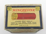 Collectible Ammo: One full vintage box of 20 gauge Winchester Ranger Skeet Load shotshells. Item 6476 - 8 of 12