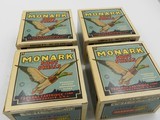 Collectible Ammo: Four U.S. Property Marked Boxes of Federal Monark, 12 Gauge, T121, Mallard Box, Excellent 6814 - 8 of 12
