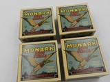 Collectible Ammo: Four U.S. Property Marked Boxes of Federal Monark, 12 Gauge, T121, Mallard Box, Excellent 6814 - 1 of 12