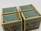 Collectible Ammo: Four U.S. Property Marked Boxes of Federal Monark, 12 Gauge, T121, Mallard Box, Excellent 6814 - 6 of 12