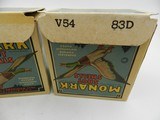 Collectible Ammo: Four U.S. Property Marked Boxes of Federal Monark, 12 Gauge, T121, Mallard Box, Excellent 6814 - 11 of 12