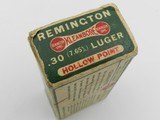 Collectible Ammo: Remington-UMC .30 (7.65mm) Luger Hollow Point, Dog Bone Box, Cat. No. R112
(6865) - 4 of 12