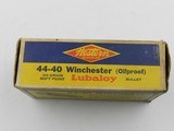 Collectible Ammo: Western .44-40 Winchester 200 grain Soft Point Bullet, Bullseye Box, Catalog No. 4440 - 8 of 9