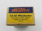 Collectible Ammo: Western .44-40 Winchester 200 grain Soft Point Bullet, Bullseye Box, Catalog No. 4440 - 7 of 9