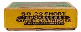 Collectible Ammo: Full Box Winchester Repeating Arms Co. Smokeless Rifle Cartridges .22 Cal Short - 2 of 9