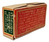 Collectible Ammo: Full Box of The Clinton Cartridge Co. Lesmok Powder Cartridges .22 Short Rim Fire - 50 Cartridges - 5 of 9