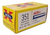 Collectible Ammo: Full Box Western 351 Winchester Self-Loading 180 Gr. Soft Point OilProof - 50 Cartridges Catalog No. 351SL2 - 4 of 8