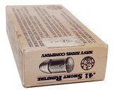 Collectible Ammo: Full Box Navy Arms Company .41 Short Rimfire Oxyless, Non-Mercuric Cartridges - 5 of 5