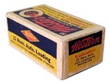 Collectible Ammo: Full Box Western Cartridges 22 Rem. Auto. Rim Fire Lubaloy 45 gr. Coated Bullet Non-Corrosive Priming - Smokeless K1238R - 3 of 5