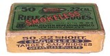 Collectible Ammo: Sealed Box Winchester Repeating Arms Co. .22 Short Smokeless Target Cartridges Greaseless Bullets - 6 of 9