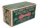 Collectible Ammo: Full Box Remington Arms Co. Kleanbore .25-20 Win. Mar. & Rem. Hi-Speed Metal Cased Delayed Mushroom 60grs - 80HM - 1 of 8