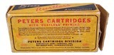 Collectible Ammo: Full Box Peters Rustless 30 Luger (7.65 m m.) 93 grain Metal Case Bullet Rustless No. 3052 - 5 of 7