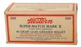 Collectible Ammo: Full Box 500 Rounds Western Super Match Mark II 22 L.R. Cartridges 40 Grain - 2 of 10