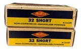 Collectible Ammo Two Full Boxes of 50 Rounds Western Cartridges Lubaloy 32 Short Rimfire 80 Grain 100 Rounds Total - 4 of 10