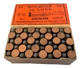 Collectible Ammo: Full Box 50 Rounds 32 Long Rimfire Staynless - 7 of 8