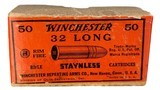 Collectible Ammo: Full Box 50 Rounds 32 Long Rimfire Staynless - 2 of 8