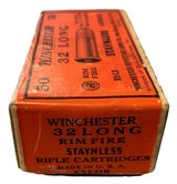 Collectible Ammo: Full Box 50 Rounds 32 Long Rimfire Staynless - 5 of 8