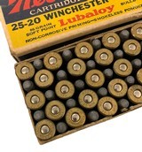Collectible Ammo Full Box: Western Cartidges 25-20 Winchester 86 Grain Soft Point Lubaloy - 10 of 10