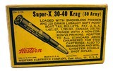 Collectible Ammo: Full Box 20 Rounds of Western Super X .30-40 Krag 30 Army 220 Gn Lubaloy Soft Point Boat Tail #K1438C - 7 of 9