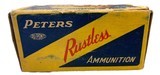 Collectible Ammo: Full Box 50 Rounds of Peters .351 Win SL For Winchester 1907 Self Loading Rifle - 2 of 8