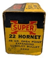 Collectible Ammo: Mixed Box 50 Rounds of Western Super X 22 Hornet 46 Grain Lubaloy HP and SP - 4 of 8