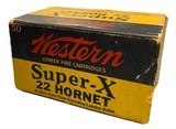 Collectible Ammo: Mixed Box 50 Rounds of Western Super X 22 Hornet 46 Grain Lubaloy HP and SP - 7 of 8
