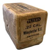 Collectible Ammo: Full Box 50 Rounds of Peters .22 Winchester WRF - 5 of 8