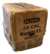 Collectible Ammo: Full Box 50 Rounds of Peters .22 Winchester WRF - 3 of 8