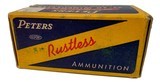 Collectible Ammo: Full Box 50 Peters Rustless .25-20 Winchester 86 GN Soft Point Peters #2553 - 4 of 7