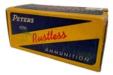 Collectible Ammo: Full Box 50 Peters Rustless .25-20 Winchester 86 GN Soft Point Peters #2553 - 6 of 7