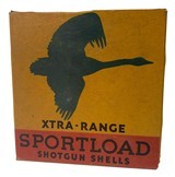 Collectible Ammo: Full Box of 25 Sears Roebuck XTRA-RANGE SPORT LOAD 12 GA Paper Shotshells - 1 of 7