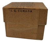 Collectible Ammo Full Sealed Box: 12 Cartridges of WWII .45 Colt for .45 New Service Colt Revolver Dated May 4th 1944 I.G Canada - 6 of 6