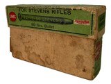Collectible Ammo Full Box: 20 Rounds of Remington U.M.C. .22-15 Stevens 22-15-60 Stevens Black Powder - 4 of 7