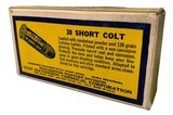 Collectible Ammo: Full Box 50 Rounds of Western .38 Short Colt 130 Gn Lubaloy FMJ Western 38SCP - 9 of 9