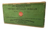Collectible Ammo Full Box: 50 Remington UMC .45 Government Primed Metallic Shells REM #409-A - 4 of 8