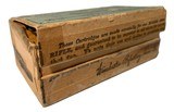 Collectible Ammo: Full Box 50 Rounds Winchester .44 Cal for Winchester Rifle Model 1873 Central Fire Solid Head - 9 of 10