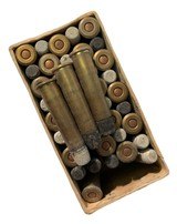 Collectible Ammo: Partial Box 44 Rounds U.M.C. .32 Cal Winchester Rifle - 2 of 7