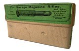 Collectible Ammo: Full Box 20 Rounds of U.M.C .303 Savage for Savage Magazine Rifle (.303-195) - 3 of 7