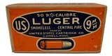 Collectible Ammo Full Sealed Box: 50 United States Cartidge Co 9mm Calibre Luger Hollow Point - 1 of 6
