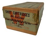 Collectible Ammo Partial Box: 26 Winchester .44 Caliber Shot #8 Cartridges For Winchester 1873 and 1892 - 5 of 8