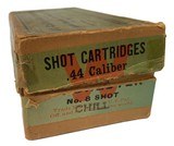 Collectible Ammo Partial Box: 26 Winchester .44 Caliber Shot #8 Cartridges For Winchester 1873 and 1892 - 7 of 8