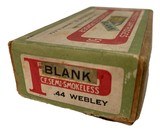 Collectible Ammo Full Box: 50 Peters .44 Webley Blank Cartridges #59 A Dated 3-11 - 5 of 9