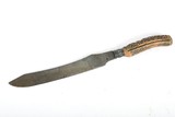 Old Russell Green River Carving Knife Stag Handle - 4 of 8
