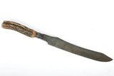 Old Russell Green River Carving Knife Stag Handle - 1 of 8