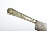 Antique Gaucho Type Knife Nickel Silver Handle - 6 of 8