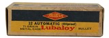 Collectible Ammo: Full Box 50 Rounds of Western 32 Automatic 71 Grain Metal Case Lubaloy Bullet Western #K1314T - 5 of 7