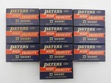 Collectible Ammo: Full Brick 500 Rounds of Peters High Velocity .22 Short #2267 - 11 of 11