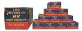 Collectible Ammo: Full Brick 500 Rounds of Peters High Velocity .22 Short #2267 - 1 of 11