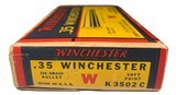 Collectible Ammo: Mixed Box 20 Rounds of Winchester .35 Winchester 250 Grain Staynless Non-Mercuric For Winchester Model 95 Rifle - 5 of 8