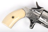 Antique Engraved Kittemaug Spur Trigger Pocket Revolver - 4 of 14